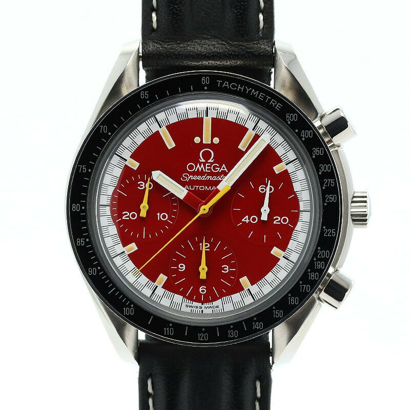 【中古】OMEGA SPEEDMASTER RACING MICHAEL SCHUMACHER オメガ スピードマスター レーシング ミハエルシューマッハ 3810.61.41