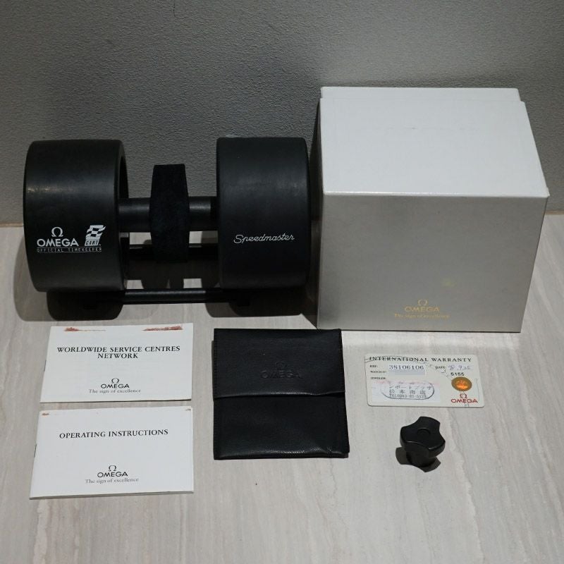 【中古】OMEGA SPEEDMASTER RACING MICHAEL SCHUMACHER オメガ スピードマスター レーシング ミハエルシューマッハ 3810.61.41