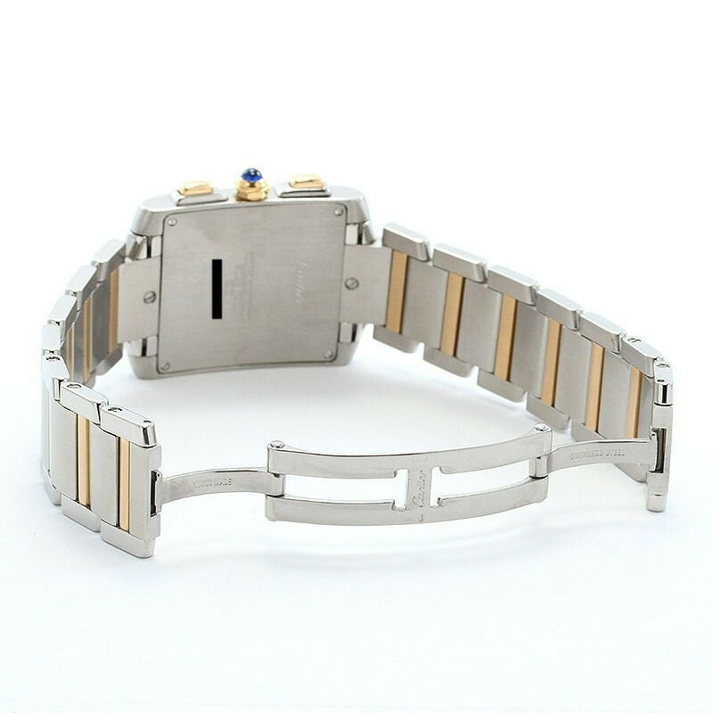 【中古】CARTIER TANK FRANCAISE EXTRA-LARGE MODEL CHRONO REFLEX カルティエ タンクフランセーズXL クロノリフレックス W51004Q4
