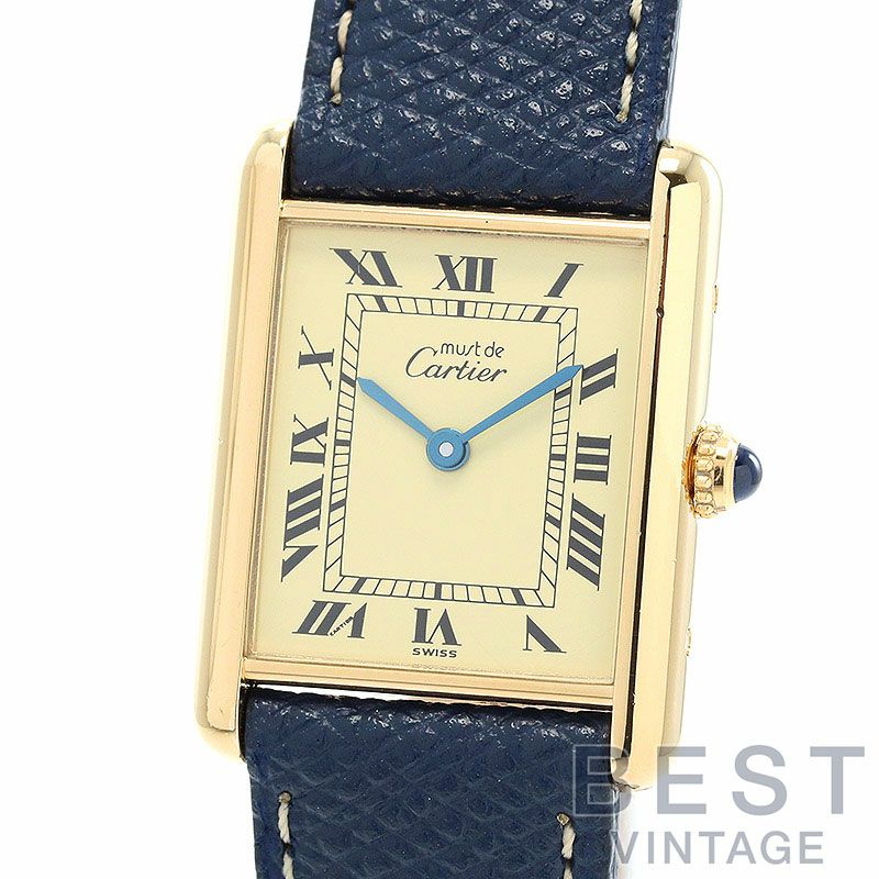 【中古】CARTIER MUST TANK WATCH VERMEIL LARGE MODEL カルティエ マスト タンク ウォッチ LM / マストタンクLMヴェルメイユ W1002753