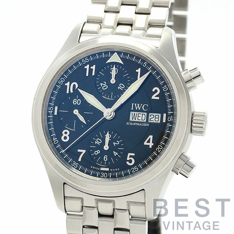 【中古】IWC MECHANICAL FLIEGERUHR CHRONOGRAPH アイ・ダブリュー・シー メカニカルフリーガークロノグラフ IW370618
