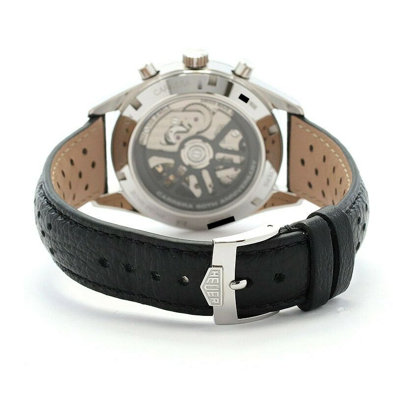 【中古】TAG HEUER CARRERA CHRONOGRAPH 60TH ANNIVERSARY EDITION タグ・ホイヤー カレラ クロノグラフ 60周年 アニバーサリーエディション CBK221H.FC8317