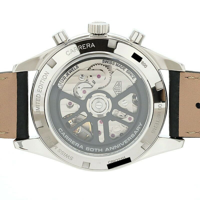 【中古】TAG HEUER CARRERA CHRONOGRAPH 60TH ANNIVERSARY EDITION タグ・ホイヤー カレラ クロノグラフ 60周年 アニバーサリーエディション CBK221H.FC8317