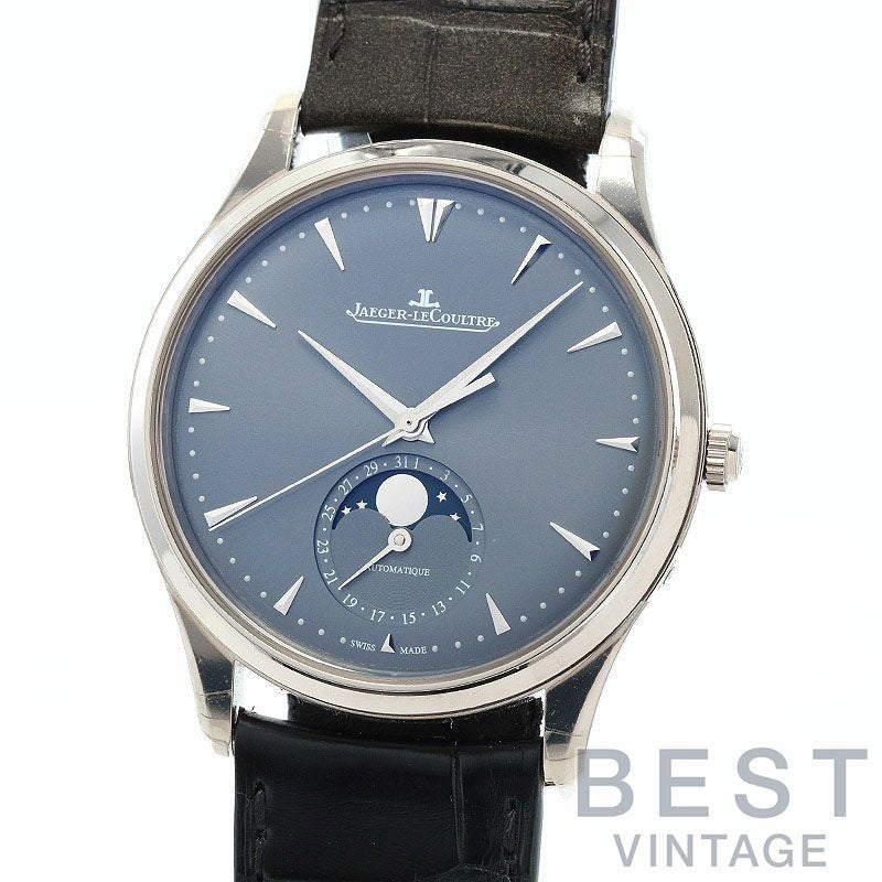 【中古】JAEGER-LECOULTRE MASTER ULTRA SLIM MOON ジャガー・ルクルト マスター・ウルトラスリム・ムーン Q1363540 (176.3.64.S)