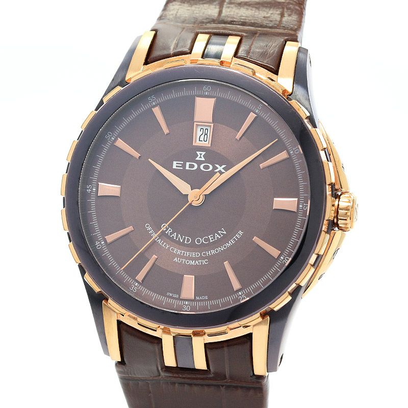 【中古】EDOX GRAND OCEAN エドックス グランドオーシャン 80077-357-BRR-BRIR