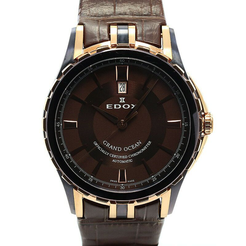 【中古】EDOX GRAND OCEAN エドックス グランドオーシャン 80077-357-BRR-BRIR