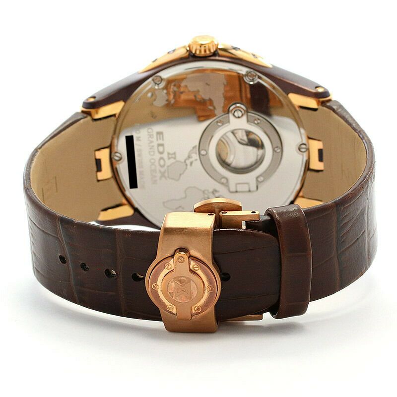 【中古】EDOX GRAND OCEAN エドックス グランドオーシャン 80077-357-BRR-BRIR
