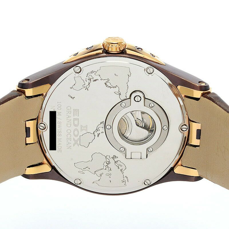 【中古】EDOX GRAND OCEAN エドックス グランドオーシャン 80077-357-BRR-BRIR