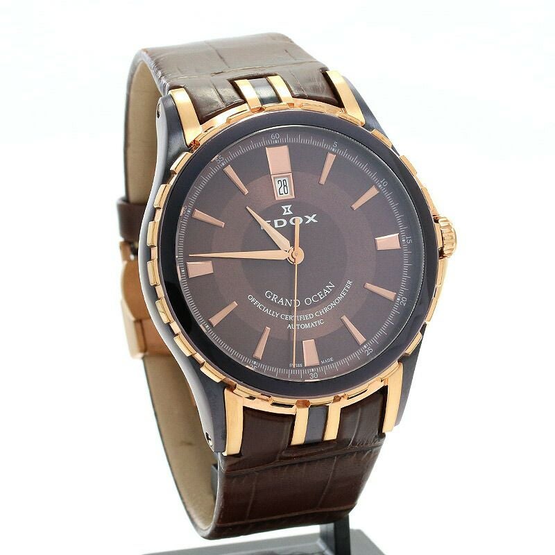 【中古】EDOX GRAND OCEAN エドックス グランドオーシャン 80077-357-BRR-BRIR