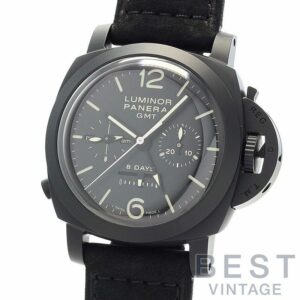【中古】OFFICINE PANERAI LUMINOR CHRONO MONOPULSANTE 8 DAYS GMT オフィチーネ・パネライ ルミノールクロノ モノプルサンテ 8デイズ GMT PAM00317