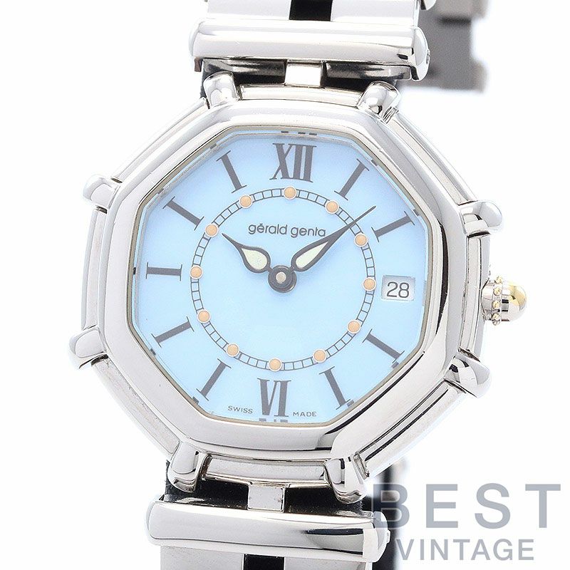 【中古】GERALD GENTA SUCCESS SKY BLUE ジェラルド・ジェンタ サクセス スカイブルー G3491.7