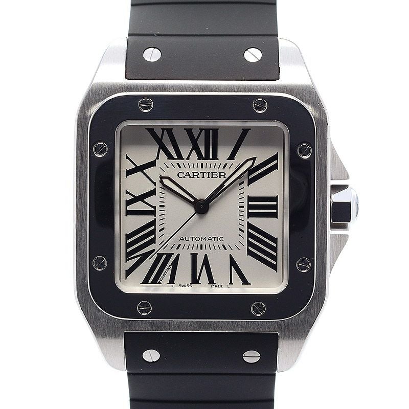 【中古】CARTIER SANTOS 100 LM カルティエ サントス100 LM W20073X8