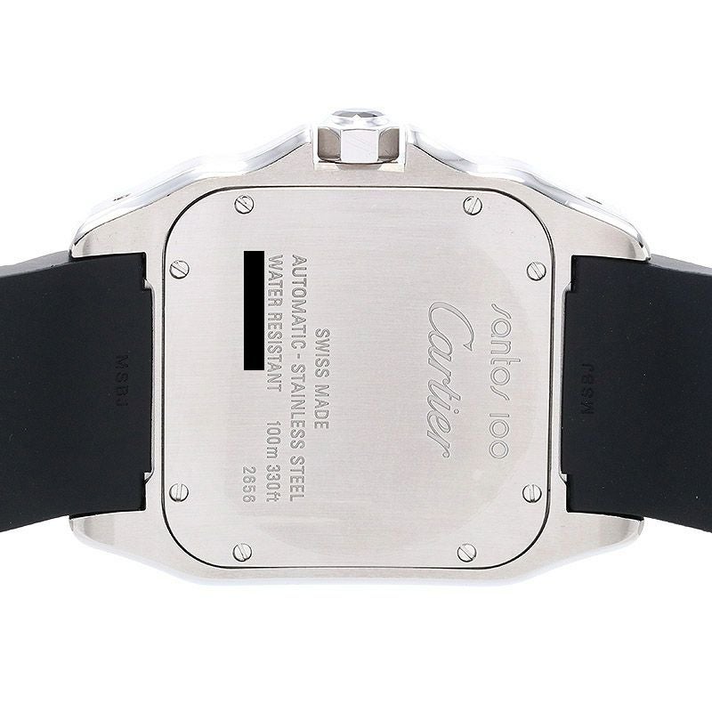 【中古】CARTIER SANTOS 100 LM カルティエ サントス100 LM W20073X8