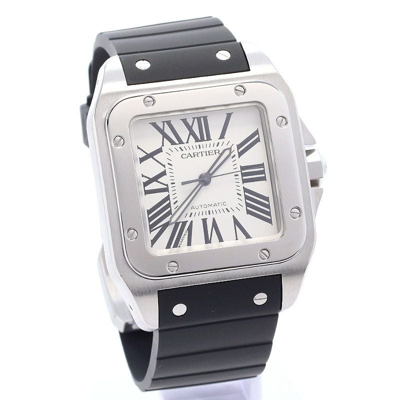 【中古】CARTIER SANTOS 100 LM カルティエ サントス100 LM W20073X8
