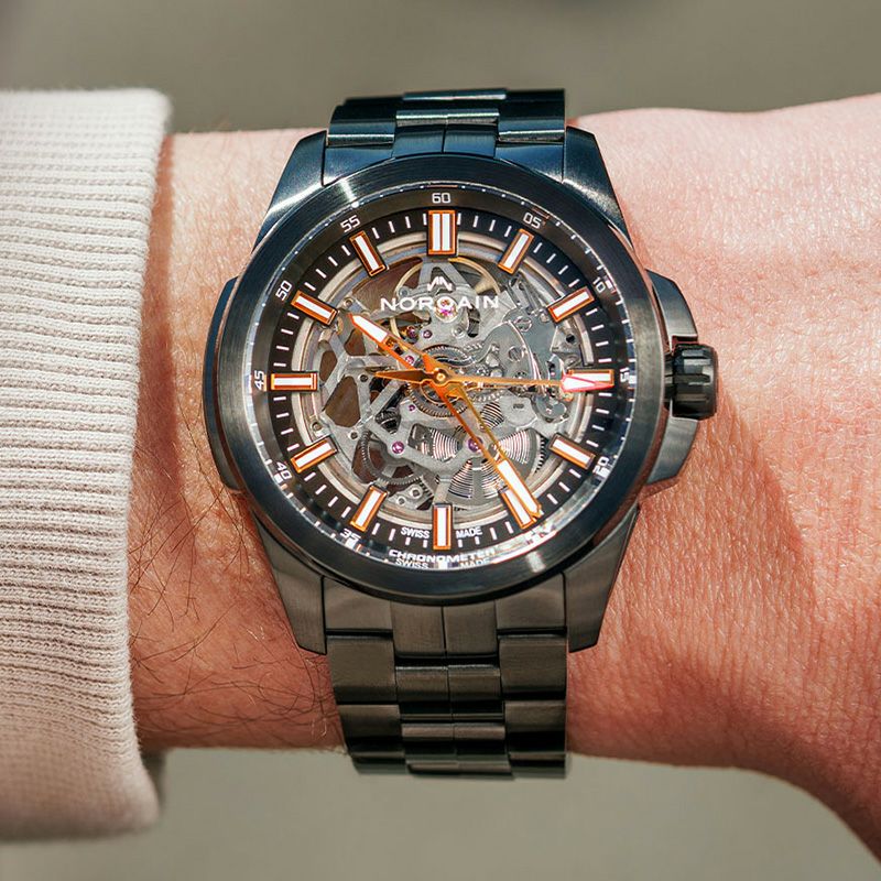 NORQAIN INDEPENDENCE SKELETON DLC 42MM ノルケイン インディペンデンス スケルトン DLC 42mm N3000.07B01.B02.S01