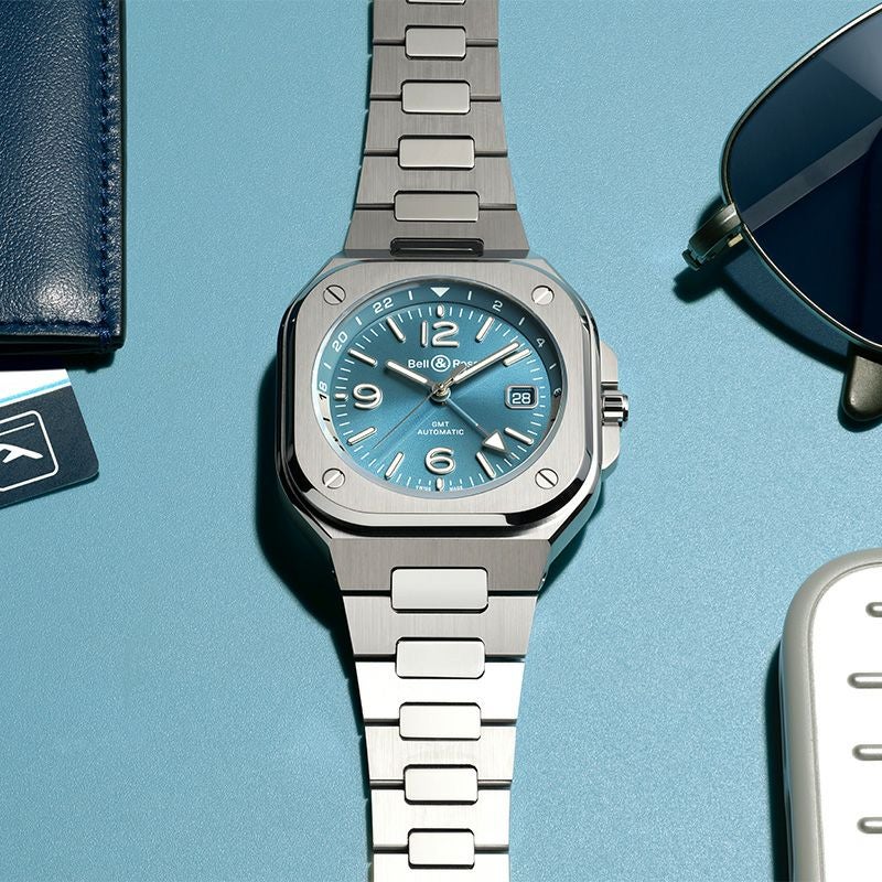 Bell & Ross BR 05 GMT SKY BLUE ベル&ロス BR 05 GMT スカイブルー BR05G-PB-ST/SST