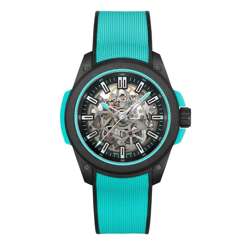 NORQAIN WILD ONE SKELETON 42MM TURQUOISE ノルケイン ワイルドワン スケルトン 42MM ターコイズ N3000.07Q27.B07.R01