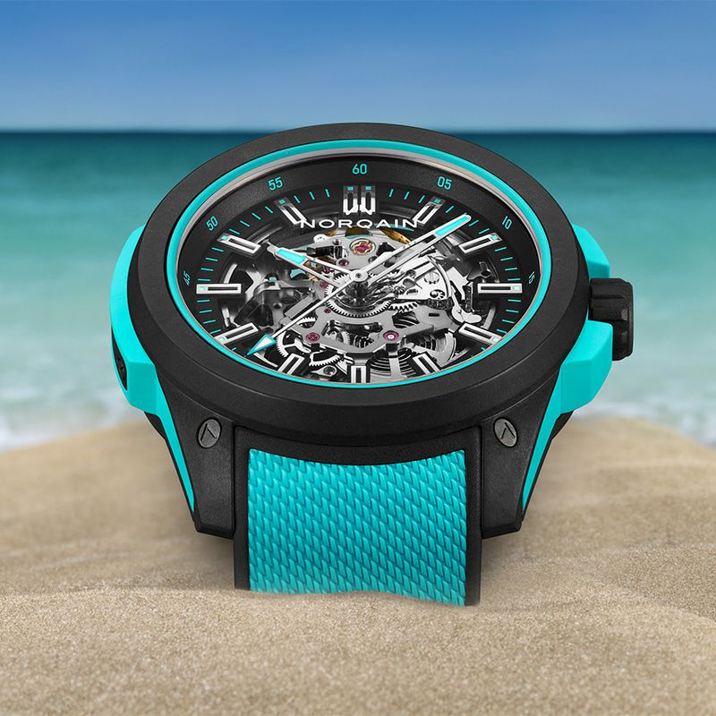 NORQAIN WILD ONE SKELETON 42MM TURQUOISE ノルケイン ワイルドワン スケルトン 42MM ターコイズ N3000.07Q27.B07.R01