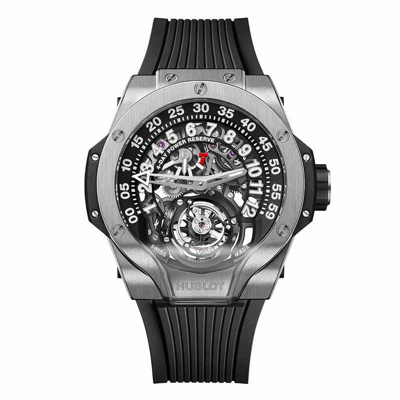 HUBLOT MP-13 TOURBILLON BI-AXIS RETROGRADE ウブロ MP-13 トゥールビヨン バイ-アクシス レトログラード 913.NX.1170.RX