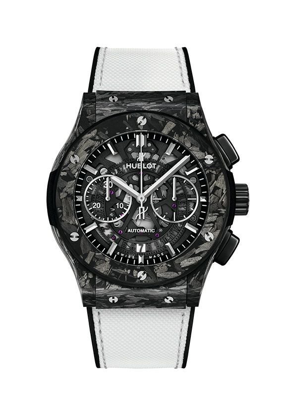HUBLOT AERO FUSION CHRONOGRAPH FROSTED CARBON ウブロ アエロ・フュージョン クロノグラフ フロステッドカーボン 525.QK.0170.NR.JPN