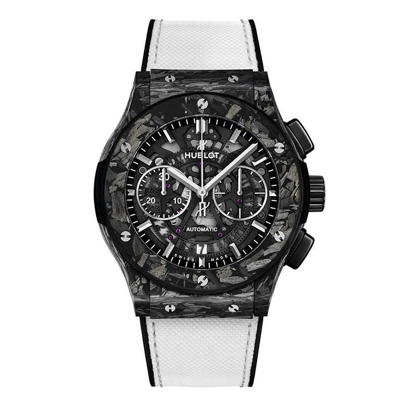 HUBLOT AERO FUSION CHRONOGRAPH FROSTED CARBON ウブロ アエロ・フュージョン クロノグラフ フロステッドカーボン 525.QK.0170.NR.JPN