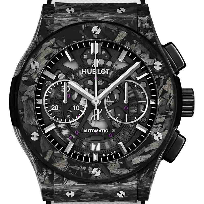 HUBLOT AERO FUSION CHRONOGRAPH FROSTED CARBON ウブロ アエロ・フュージョン クロノグラフ フロステッドカーボン 525.QK.0170.NR.JPN