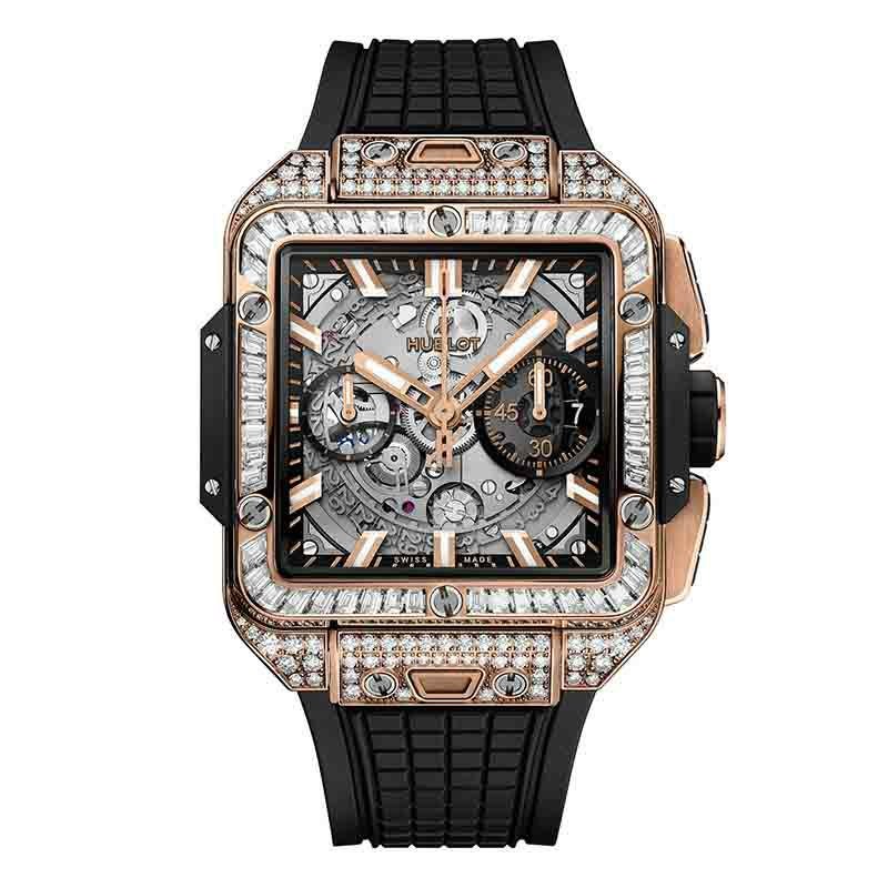 HUBLOT SQUARE BANG UNICO KING GOLD JEWELLERY ウブロ スクエア・バン ウニコ キングゴールド ジュエリー 821.OX.0180.RX.0904