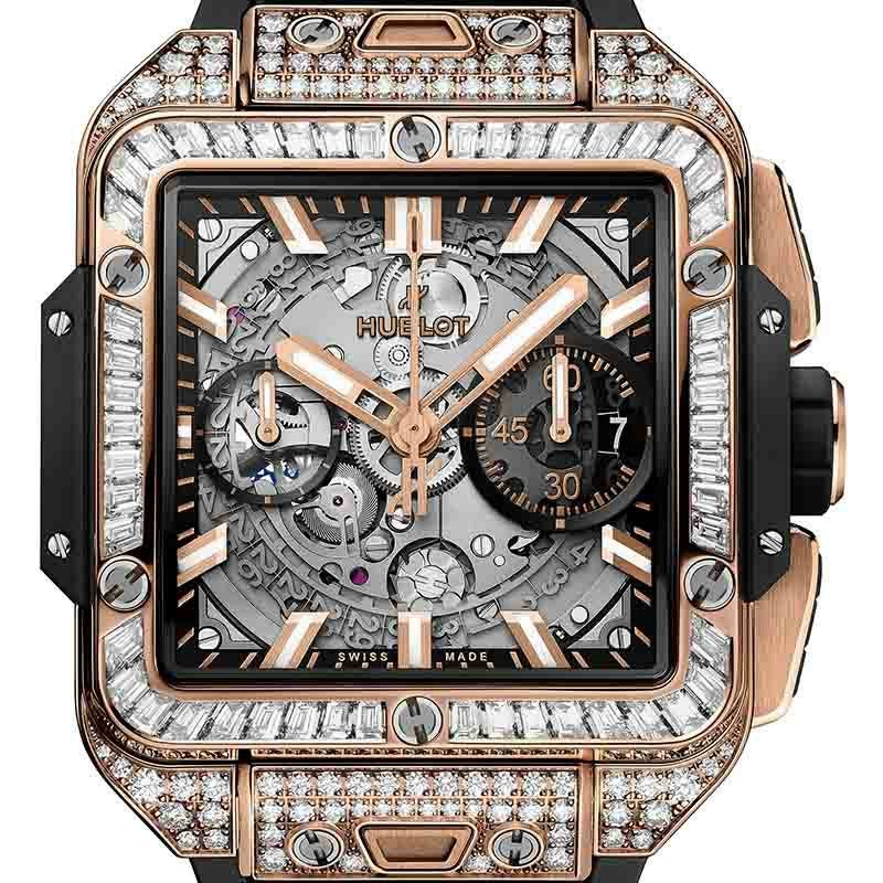 HUBLOT SQUARE BANG UNICO KING GOLD JEWELLERY ウブロ スクエア・バン ウニコ キングゴールド ジュエリー 821.OX.0180.RX.0904