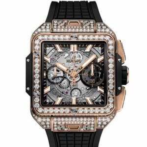 HUBLOT SQUARE BANG UNICO KING GOLD PAVE ウブロ スクエア・バン ウニコ キングゴールド パヴェ 821.OX.0180.RX.1604