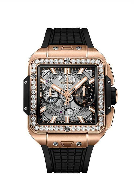 HUBLOT SQUARE BANG UNICO KING GOLD DIAMONDS ウブロ スクエア・バン ウニコ キングゴールド ダイヤモンド 821.OX.0180.RX.1204