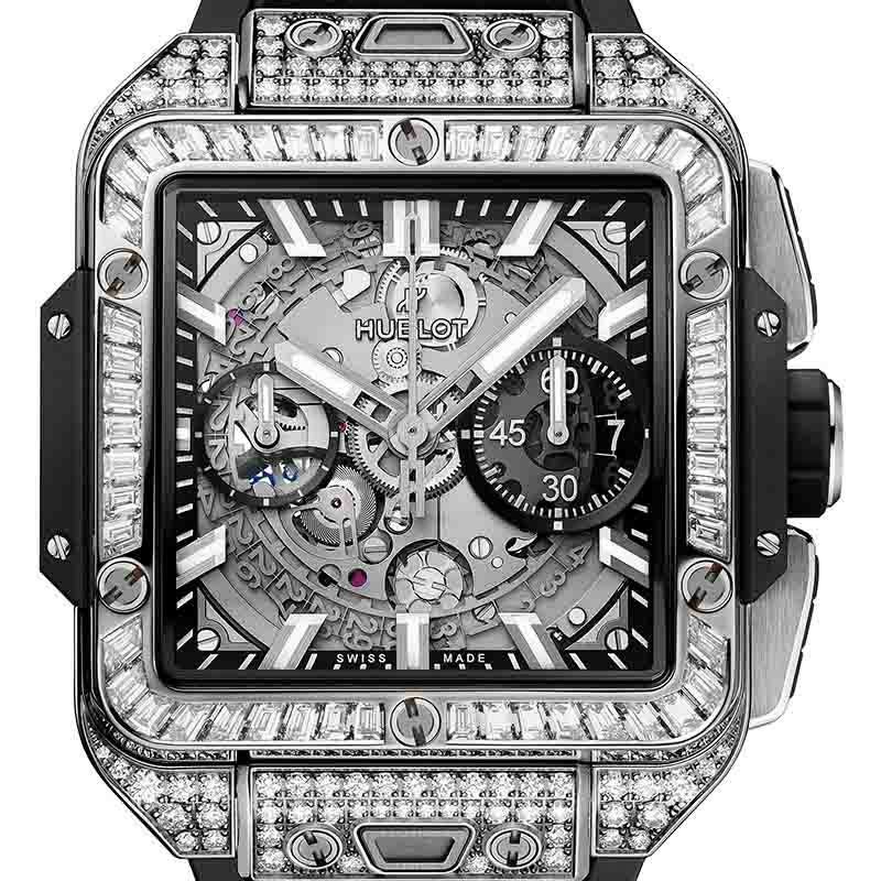HUBLOT SQUARE BANG UNICO TITANIUM JEWELLERY ウブロ スクエア・バン ウニコ チタニウム ジュエリー 821.NX.0170.RX.0904