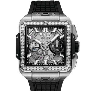 HUBLOT SQUARE BANG UNICO TITANIUM DIAMONDS ウブロ スクエア・バン ウニコ チタニウム ダイヤモンド 821.NX.0170.RX.1204