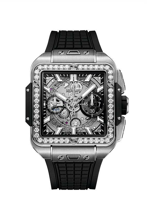 HUBLOT SQUARE BANG UNICO TITANIUM DIAMONDS ウブロ スクエア・バン ウニコ チタニウム ダイヤモンド 821.NX.0170.RX.1204