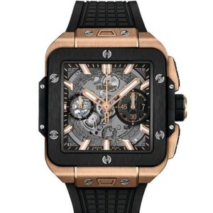HUBLOT SQUARE BANG UNICO KING GOLD CERAMIC ウブロ スクエア・バン ウニコ キングゴールド セラミック 821.OM.0180.RX