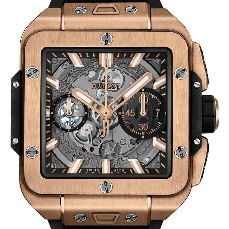 HUBLOT SQUARE BANG UNICO KING GOLD ウブロ スクエア・バン ウニコ キングゴールド 821.OX.0180.RX