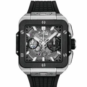 HUBLOT SQUARE BANG UNICO TITANIUM CERAMIC ウブロ スクエア・バン ウニコ チタニウム セラミック 821.NM.0170.RX