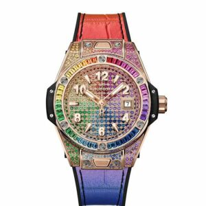 HUBLOT BIG BANG ONE CLICK KING GOLD RAINBOW ウブロ ビッグ・バン ワンクリック キングゴールド レインボー 485.OX.9900.LR.0999