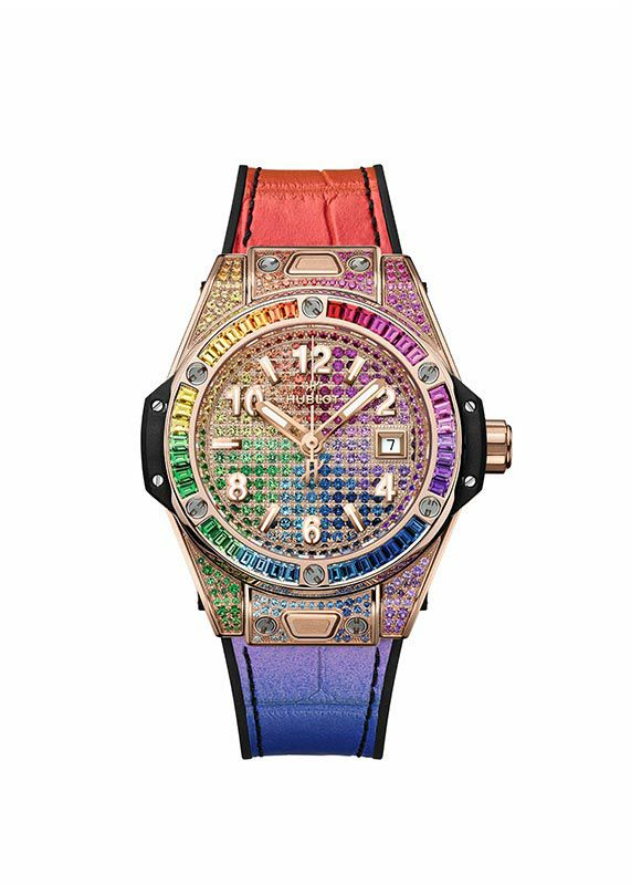 HUBLOT BIG BANG ONE CLICK KING GOLD RAINBOW ウブロ ビッグ・バン ワンクリック キングゴールド レインボー 485.OX.9900.LR.0999