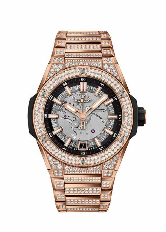 HUBLOT BIG BANG INTEGRATED TIME ONLY KING GOLD PAVE ウブロ ビッグ・バン インテグレーテッド タイムオンリー キングゴールド パヴェ 456.OX.0180.OX.3704