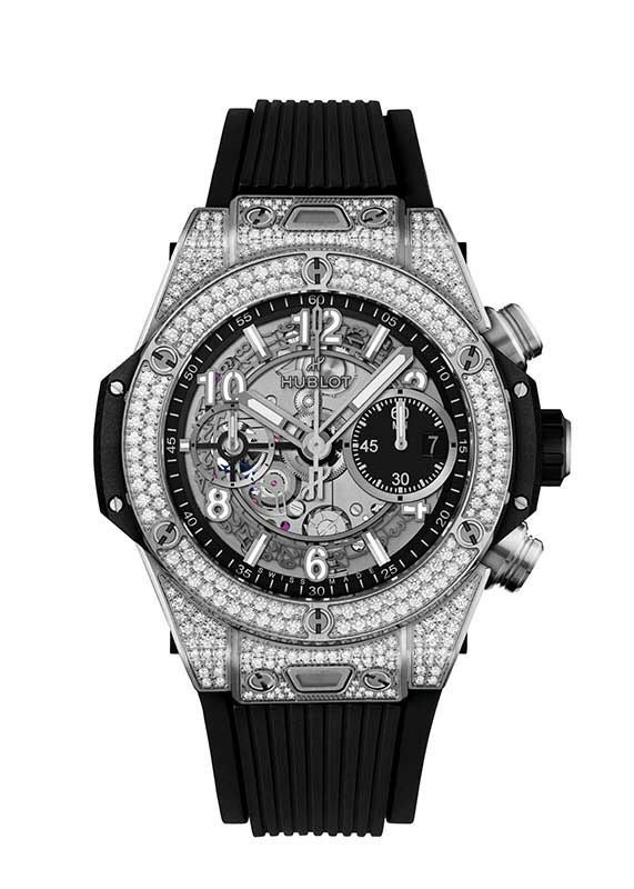 HUBLOT BIG BANG UNICO TITANIUM PAVE ウブロ ビッグ・バン ウニコ チタニウム パヴェ 441.NX.1171.RX.1704