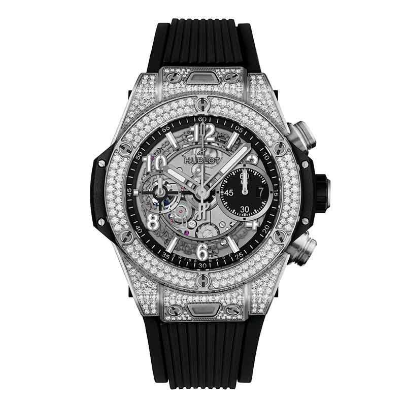 HUBLOT BIG BANG UNICO TITANIUM PAVE ウブロ ビッグ・バン ウニコ チタニウム パヴェ 441.NX.1171.RX.1704