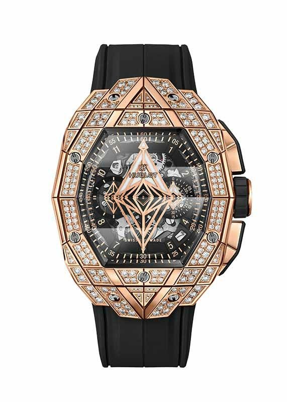 HUBLOT SPIRIT OF BIG BANG SANG BLEU KING GOLD PAVE ウブロ スピリット オブ ビッグ・バン サンブルー キングゴールド パヴェ 648.OX.0108.RX.1604.MXM23