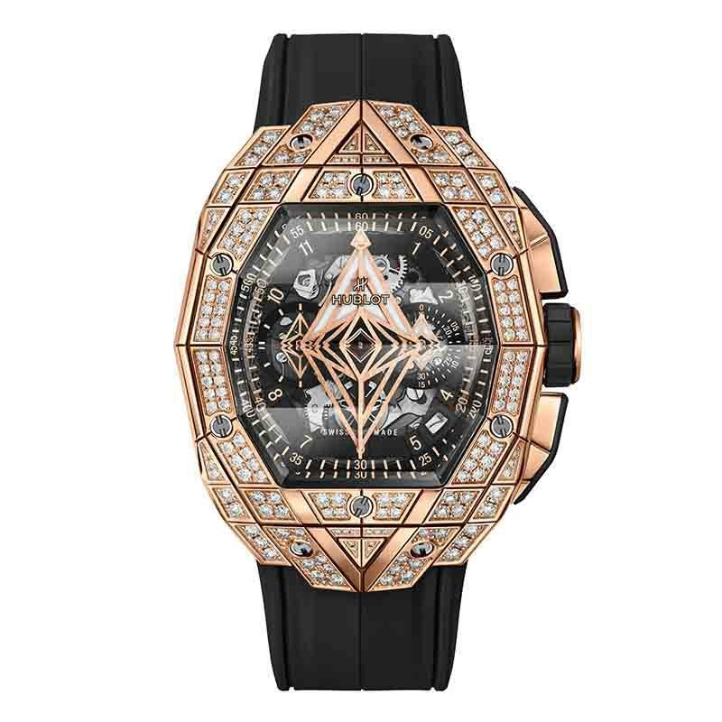 HUBLOT SPIRIT OF BIG BANG SANG BLEU KING GOLD PAVE ウブロ スピリット オブ ビッグ・バン サンブルー キングゴールド パヴェ 648.OX.0108.RX.1604.MXM23