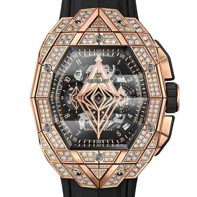 HUBLOT SPIRIT OF BIG BANG SANG BLEU KING GOLD PAVE ウブロ スピリット オブ ビッグ・バン サンブルー キングゴールド パヴェ 648.OX.0108.RX.1604.MXM23