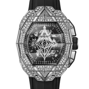 HUBLOT SPIRIT OF BIG BANG SANG BLEU TITANIUM PAVE ウブロ スピリット オブ ビッグ・バン サンブルー チタニウム パヴェ 648.NX.0107.RX.1604.MXM23