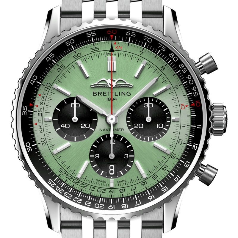 BREITLING NAVITIMER B01 CHRONOGRAPH 43 ブライトリング ナビタイマー B01 クロノグラフ 43 AB0138241L1A1