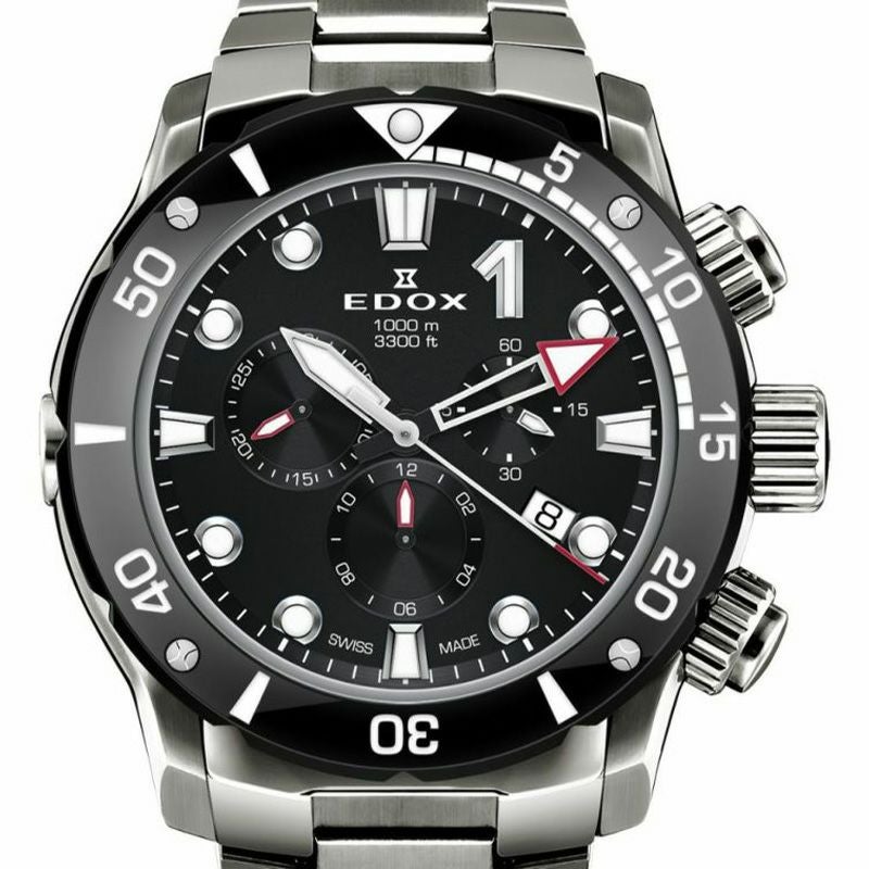 EDOX CHRONOFFSHORE-1 CHRONOGRAPH エドックス クロノオフショア1 クロノグラフ 10242-TINM-NIN
