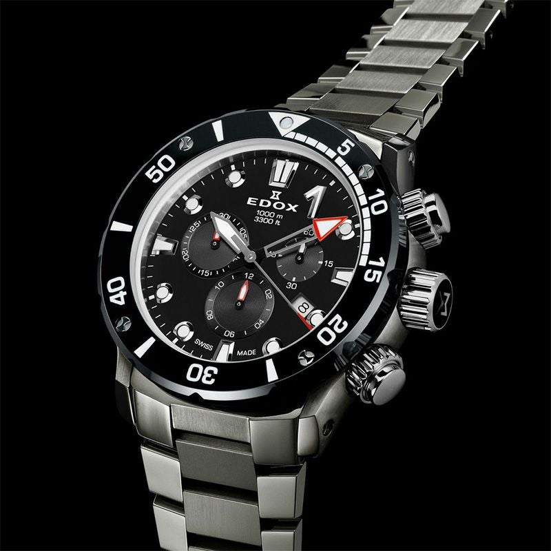 EDOX CHRONOFFSHORE-1 CHRONOGRAPH エドックス クロノオフショア1 クロノグラフ 10242-TINM-NIN