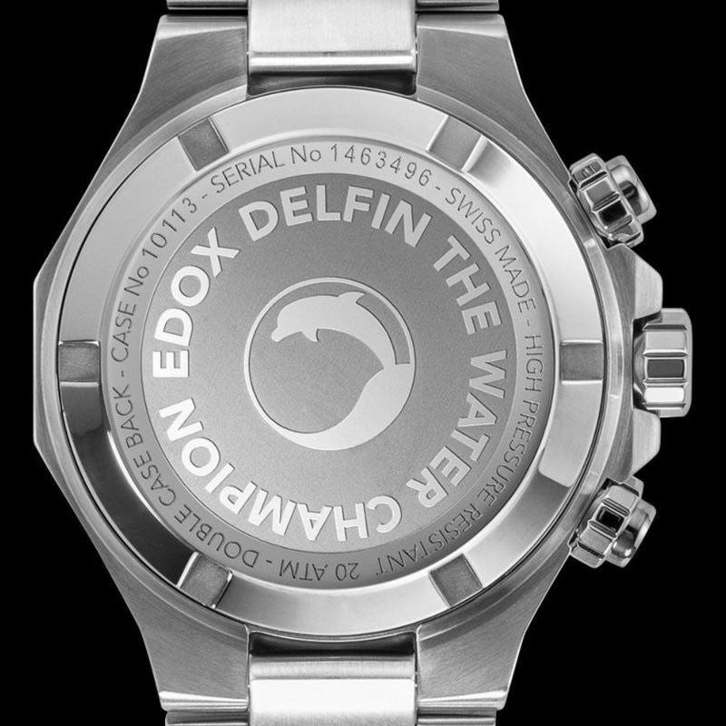 EDOX DELFIN THE ORIGINAL CHRONOGRAPH エドックス デルフィン オリジナル クロノグラフ 10113-3M-NIN
