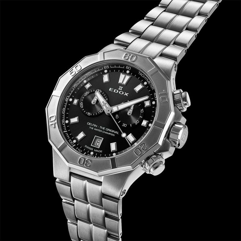 EDOX DELFIN THE ORIGINAL CHRONOGRAPH エドックス デルフィン オリジナル クロノグラフ 10113-3M-NIN